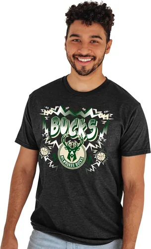 Vista 30 de Blue 84 NBA - Camiseta unisex para adultos, con licencia oficial de la NBA, colores alternativos jaspeados