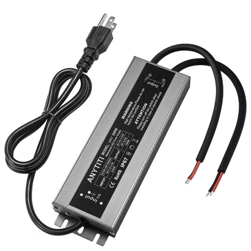 Vista 7 de Controlador LED, fuente de alimentación LED IP67 salida impermeable 30W DC12V 2.5A enchufe de 3 clavijas 4.5 pies (12 V 30 W) Para tiras LED