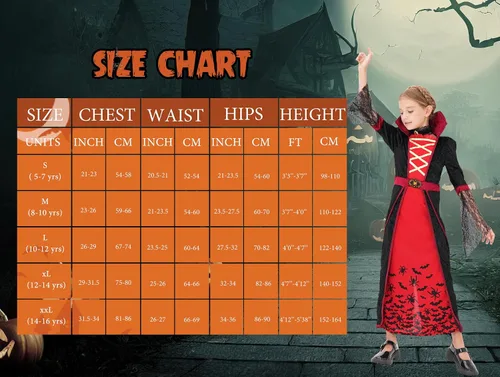 Vista 5 de JaosWish Disfraz de vampiro para niñas, disfraz de Halloween para niños, fiesta de disfraces, cosplay, reina de vampiro victoriana gótica real