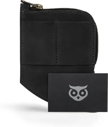 Vista 11 de Hide & Drink, Billetera de bolsillo EDC, organizador de efectivo curvado, soporte para tarjetas frontal delgado, clip para dinero, cuero de grano