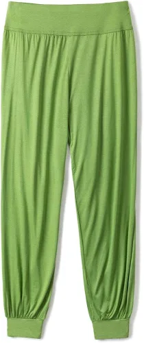 Vista 2 de Pantalones de algodón modal para mujer de AvaCostume, pantalones suaves para practicar yoga o deportes.