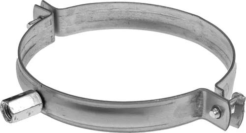 Vista 10 de Colgador de tubo galvanizado de 3 pulgadas con goma - Abrazadera de montaje de conducto - Soportes de tubo de PVC - Abrazaderas de tubo de metal