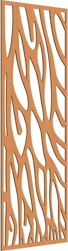 Vista 181 de 9 3/8"W x 24 3/8"H x 1/4"T Bristol Decorativos Paneles de Pared de Madera Calado, Cereza