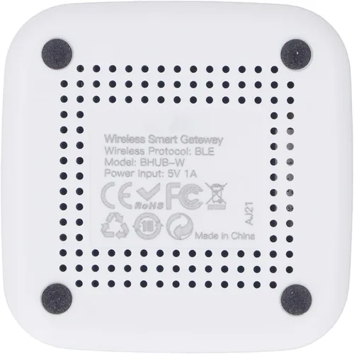 Vista 2 de TOPINCN Puerta de enlace Cerradura de puerta de entrada sin llave Control remoto App Smart Door Lock Bridge Bluetooth Gateway Hub para ZigBee
