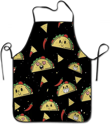 Vista 12 de Delantal divertido para hombres y mujeres, para hornear, jardinería, costura, barbacoa, impermeable, bonitos regalos