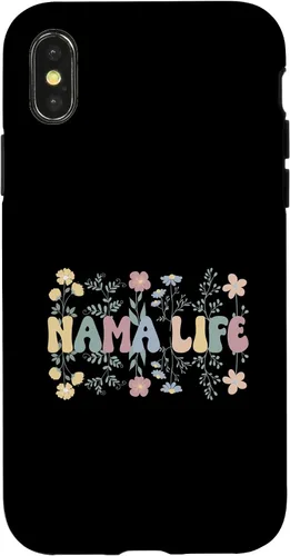 Vista 4 de iPhone 15 Nama Life Nama Grandmother Groovy Nama Grandma Case