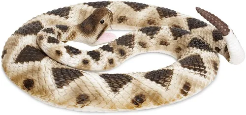 Vista 2 de Serpiente de cascabel diamantina del este Incredible Creatures de Safari Ltd