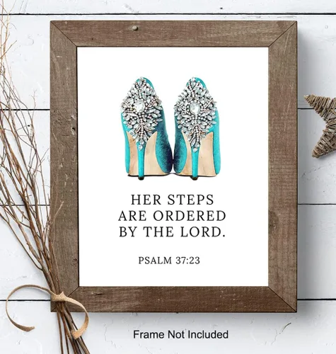 Vista 8 de Regalos cristianos glamorosos para mujeres, decoración de pared religiosa, versículos de la Biblia, decoración de pared de las Sagradas Escrituras