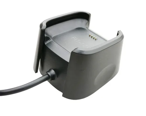 Vista 4 de Paquete de 2 bases de carga compatibles con cargador Fitbit Versa/Lite/SE, (no para Versa 2), soporte de cable para reloj inteligente