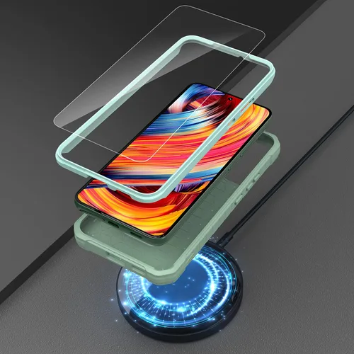 Vista 7 de ExoGuard Funda para Samsung Galaxy S22 Plus, funda de goma resistente a prueba de golpes con protector de pantalla para teléfono Samsung S22 Plus