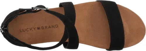 Vista 5 de Lucky Brand Sandalias de cuña Kenadee para mujer