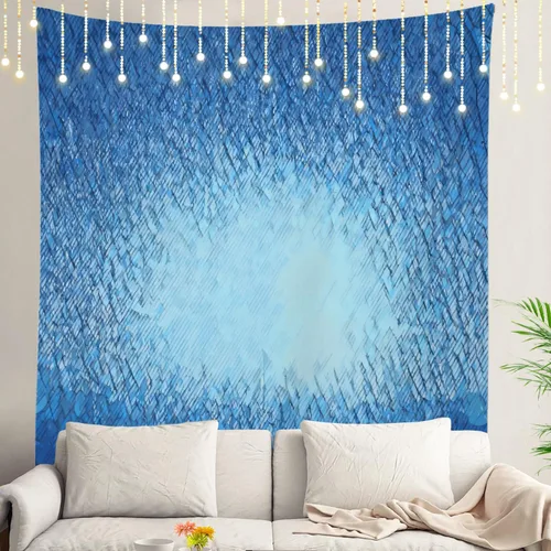 Vista 29 de Shrahala Retro Paint Abstract Tapestry, White Gold Oil Painted Work Rustic Wall Hanging Hd Print Polyester Backdrop For Dorm Room Bedroom 30 X 40 In