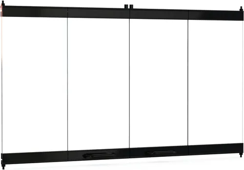Vista 6 de Puertas de vidrio para chimenea de calentador modelo # A42C, A42R (acabado plateado)