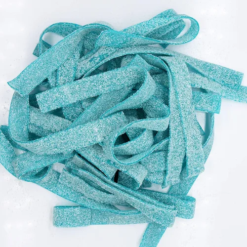 Vista 17 de Smarty Stop Tiras de caramelo de goma agria (frambuesa azul, 1 libra)