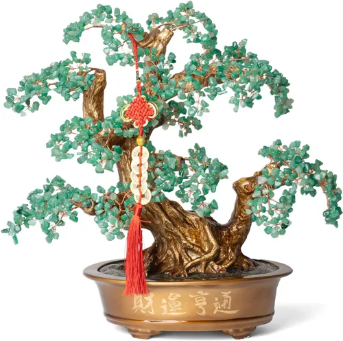 Vista 15 de Árbol de Amatista Natural Grande, Árbol Bonsái de Cristal de Amatista de 14 Pulgadas (Cuenta de 1251 Piedras Preciosas) Árbol de Chakra