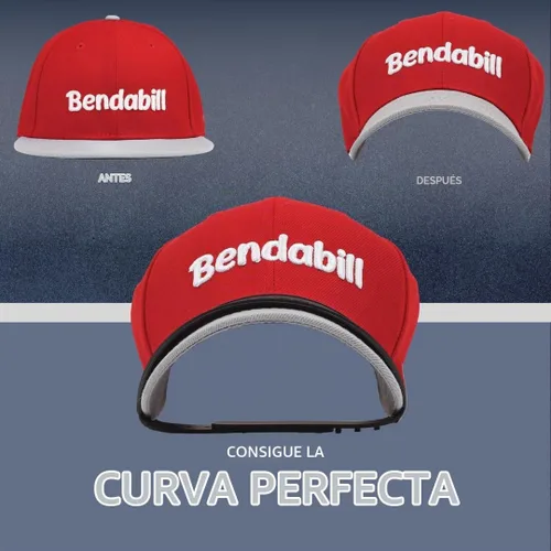 Vista 3 de Hat Bill Bender (paquete de 2) Correa perfecta para doblar el sombrero, moldea cómodamente tu sombrero a tu gusto, herramienta para curvar sombrero