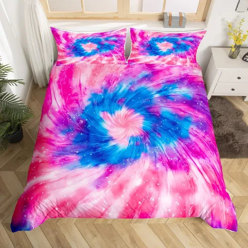 Vista 32 de Erosebridal Juego de ropa de cama de atrapasueños, tamaño individual, juego de funda de edredón bohemia de microfibra de lujo para niños
