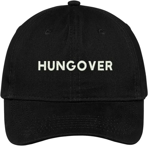 Vista 9 de Trendy Apparel Shop Hungover Embroidered Brushed Cotton Adjustable Cap Dad Hat