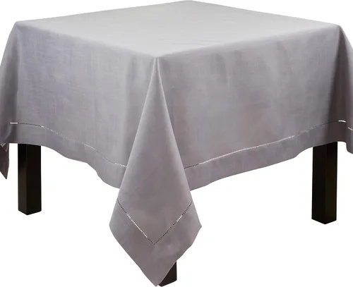 Vista 96 de SARO LIFESTYLE Servilleta de cóctel con borde cosido (juego de 12), negro, 6"x6