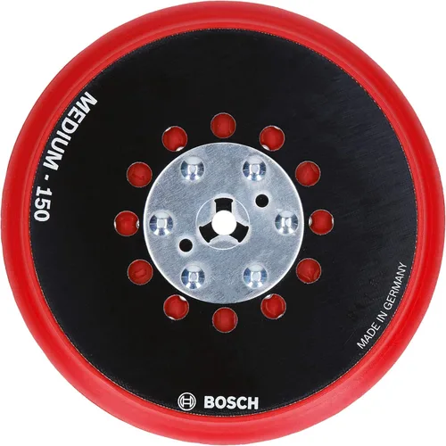 Vista 8 de BOSCH RSM5045 Almohadilla de lijado mediana de gancho y bucle con múltiples orificios de 5 pulgadas