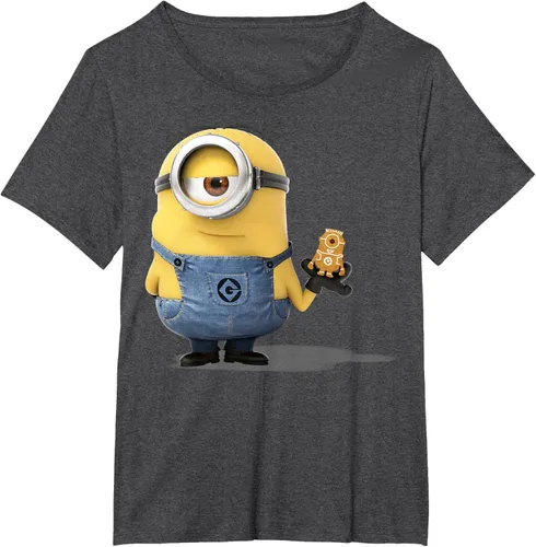 Vista 28 de Camiseta Despicable Me Minions Holding A Ginger Bread Minion Retrato Pequeña