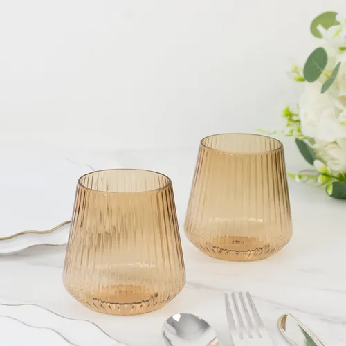 Vista 9 de Efavormart Paquete de 24 Vasos de Cóctel Desechables Premium – Copas de Champán Coupe de Plástico Transparente de 9oz con Tallo y Base Desmontables