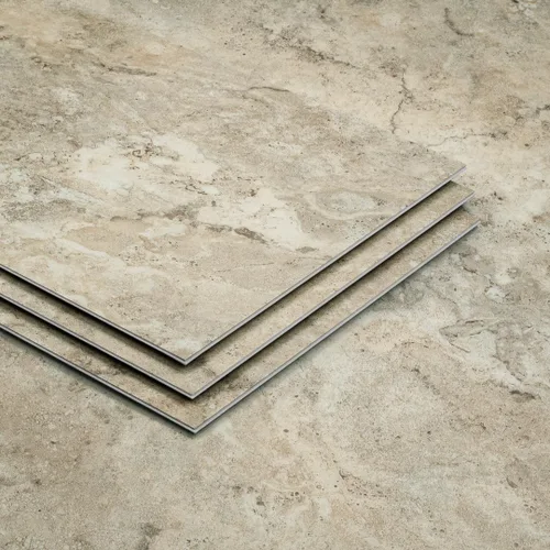 Vista 12 de Lucida Surfaces Azulejos de vinilo de lujo Azulejos con aspecto de piedra Pisos entrelazados Apto para bricolaje MaxCore Terra 6 pulgadas
