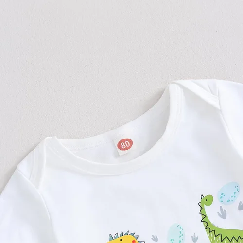 Vista 10 de Traje de cumpleaños para bebé niño de 1 a 5 años, conjunto de camisa y pantalón deportivo, conjunto de 1, 2, 3, 4, 5 años