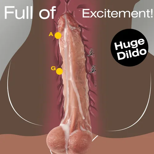 Vista 7 de Juguete sexual realista consolador grande y grueso