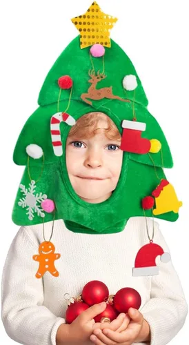 Vista 5 de DomeStar - Sombrero navideño divertido