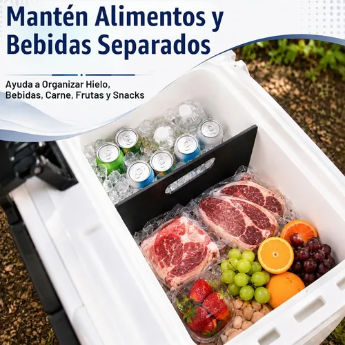 Vista 5 de Cooler Divider Cutting Board Compatible with YETI Tundra 65 Quart Cooler