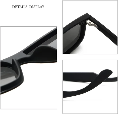 Vista 2 de Gafas de sol polarizadas con marco TR de protección UV para mujeres y hombres