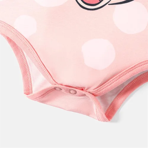 Vista 6 de Disney Conjunto de 2 mamelucos de algodón con manga abullonada de Minnie Mouse para bebé niña