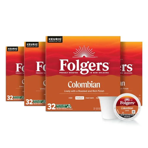 Vista 15 de Folgers Black Silk Coffee, tostado oscuro, cápsulas Keurig K-Cup, 60 unidades 6 cajas (10 unidades), café tostado oscuro, compatible con cafeteras