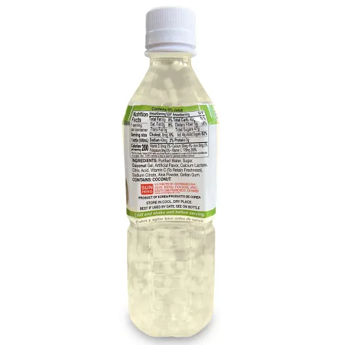 Vista 2 de Parrot Marca Aloe Vera Jugo Bebida Sabor Coco 16.9 fl oz 16.9 oz (Paquete de 10)