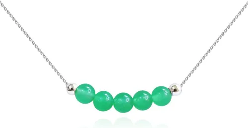 Vista 10 de Collar con colgante de cristal, cadena de plata 925, collar ajustable de cristal curativo para mujeres