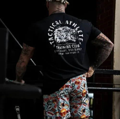 Vista 5 de Tactical Athlete Wolf Training Club - Camisa de manga corta para hombre