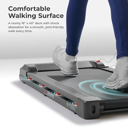 Vista 5 de Sunny Health & Fitness Cintas de correr inteligentes con Wi-Fi