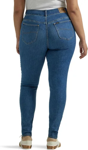 Vista 3 de Lee Jeans ajustados de tiro alto Ultra Lux Comfort con Flex Motion para mujer
