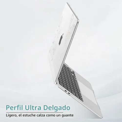 Vista 5 de B BELK Funda para MacBook Air de 13.6 pulgadas 2026-2022 M5 M4 M3 M2