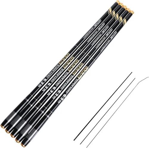 Vista 15 de Goture/ Kit de caña de pescar telescópica Tenkara/ Caña de pescar ultraligera para viajes, caña de pescar plegable portátil para bass y crappie