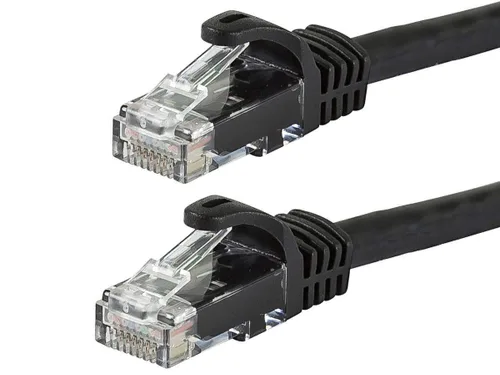 Vista 7 de Monoprice 109843 Flexboot Cable de Parche Ethernet Cat6 - Cable de Red Internet - RJ45, Trenzado, 550Mhz, UTP, Cable de Cobre Puro Desnudo, 24AWG