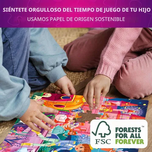 Vista 7 de QUOKKA Rompecabezas para niños de 4 a 6 años – Pack de 4 rompecabezas de 60 piezas para niños – Juego de rompecabezas de cuentos de hadas