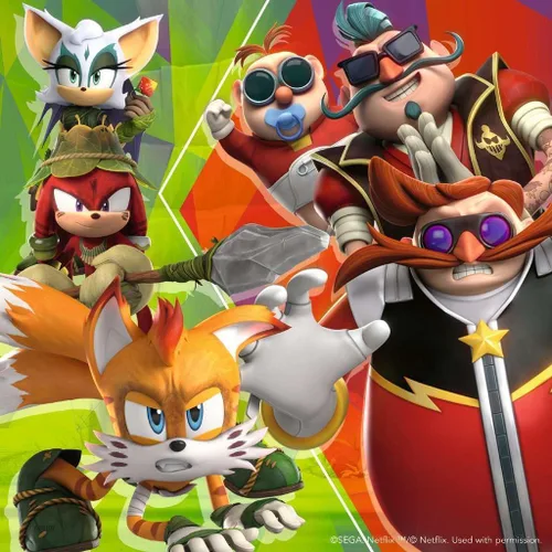 Vista 3 de Ravensburger Sonic Prime - Rompecabezas 3X de 49 piezas para niños a partir de 5 años