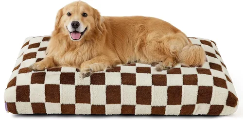 Vista 24 de LE SURE - Bonita almohada estética para mascotas, tamaño mediano, diseño jacquard grueso para mascotas, 30 x 20 pulgadas