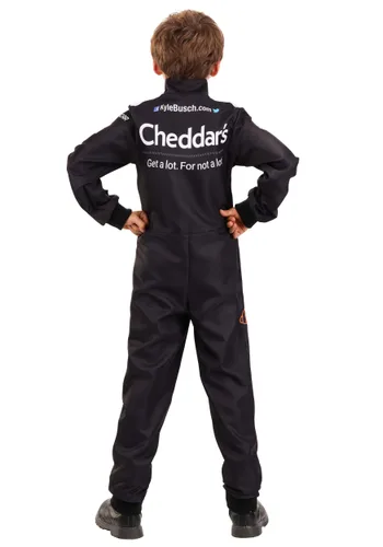 Vista 2 de Disfraz de Uniforme NASCAR Kyle Busch Cheddars para Niños Multicolor