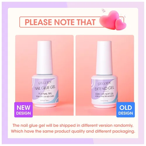 Vista 9 de Gellen kit de extensión de uñas en gel, kit de uñas en gel con 240 puntas de almendra, pegamento UV 3 en 1 para puntas de uñas, dehidratador