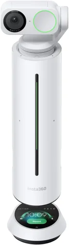 Vista 10 de Insta360 Link 2 - Cámara web PTZ 4K para PC/Mac, sensor de 1/2 pulgada, seguimiento AI, HDR, micrófono con cancelación de ruido AI, control