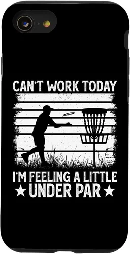 Vista 13 de iPhone X/XS Can't Work Today I'm Feeling A Little Under Par - Disc Golf Case