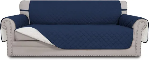 Vista 252 de Easy-Going - Funda reversible para sofá, resistente al agua, con varillas de espuma y correas elásticas, protector de muebles para mascotas y perros